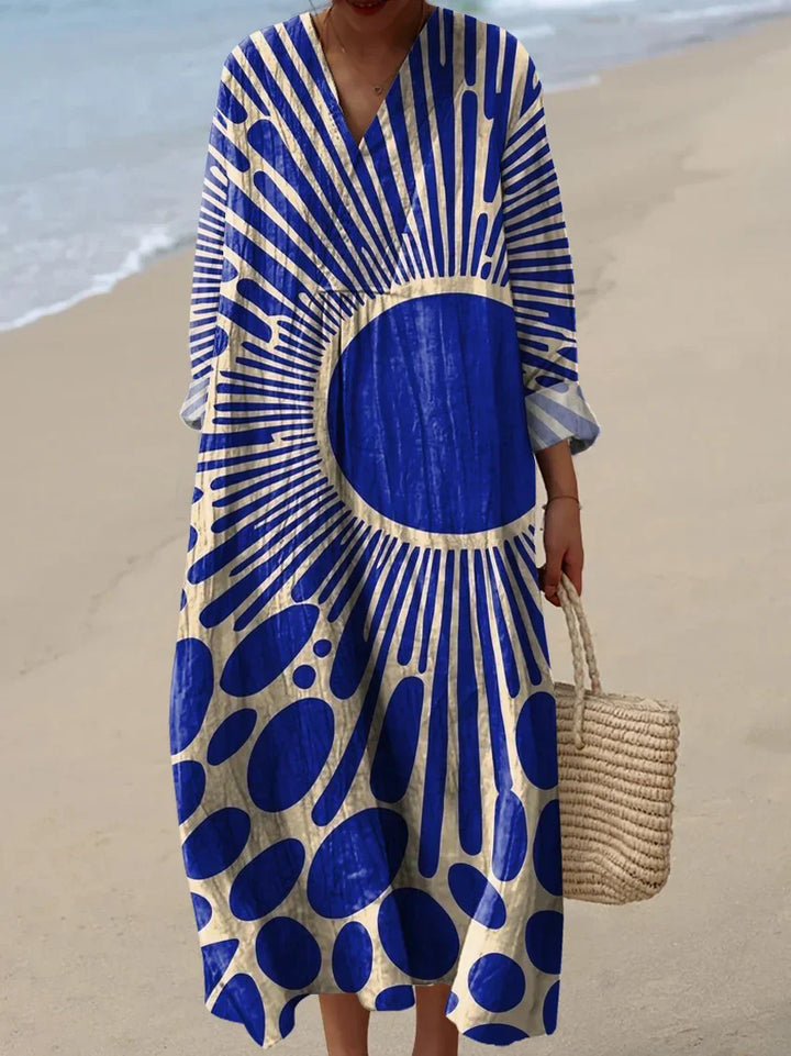 Clarisse – Artful Midi Dress