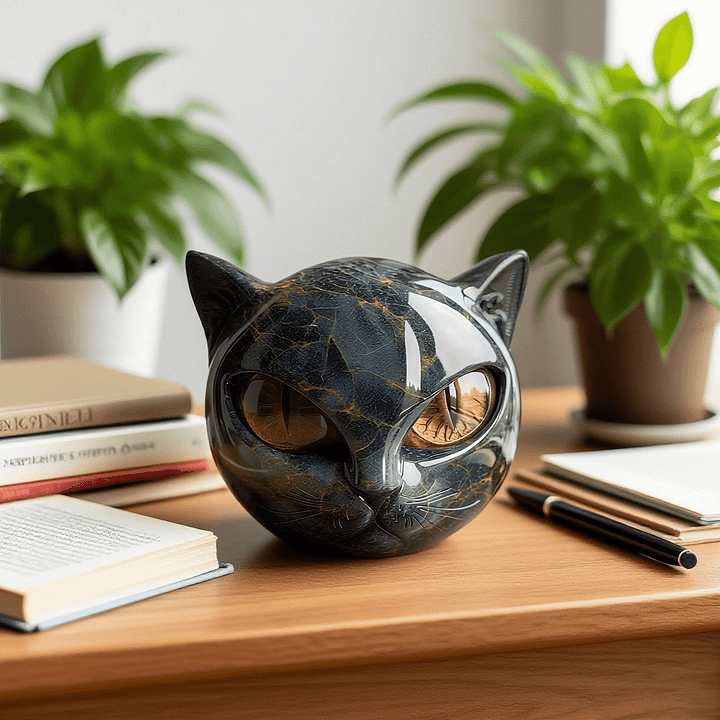 NyxCharm – Black Cat Sculpture