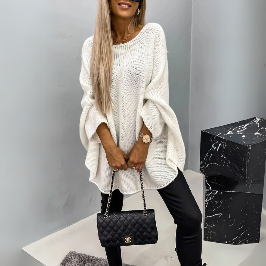 Isabelle | Elegant Women's Sweater with Round Neck