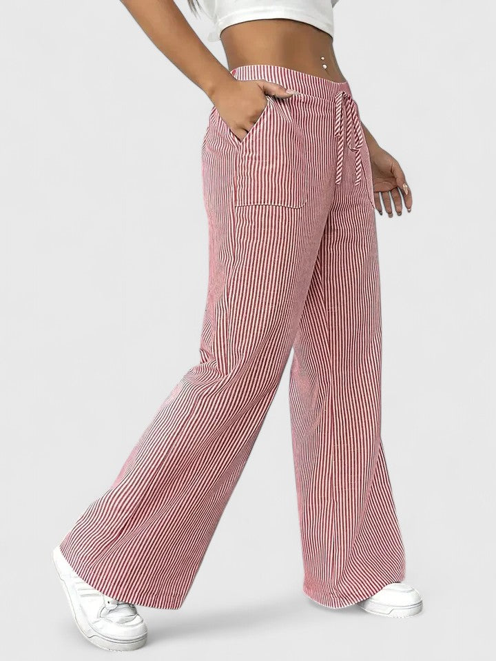 Dominique - Elegant Wide Pants