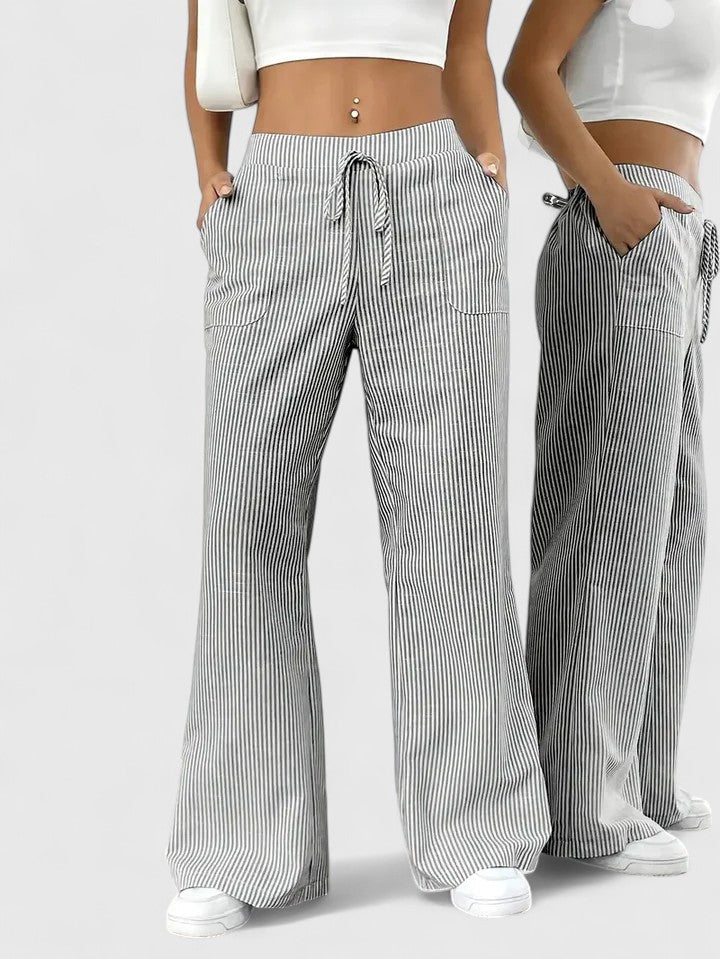 Dominique - Elegant Wide Pants