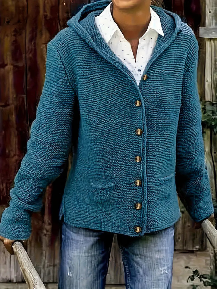 Gladys - Long-Sleeves Cardigan Hoodie