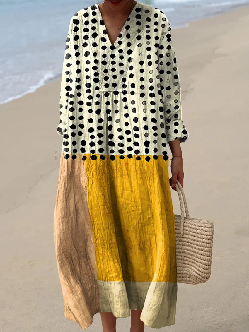 Clarisse – Artful Midi Dress