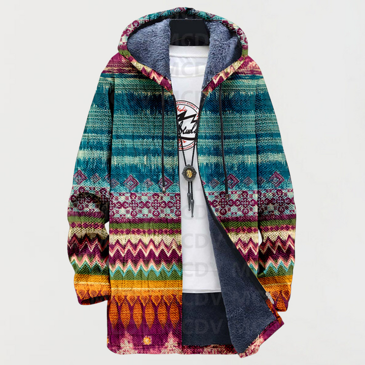 Ariana | Cardigan with Tribal Pattern