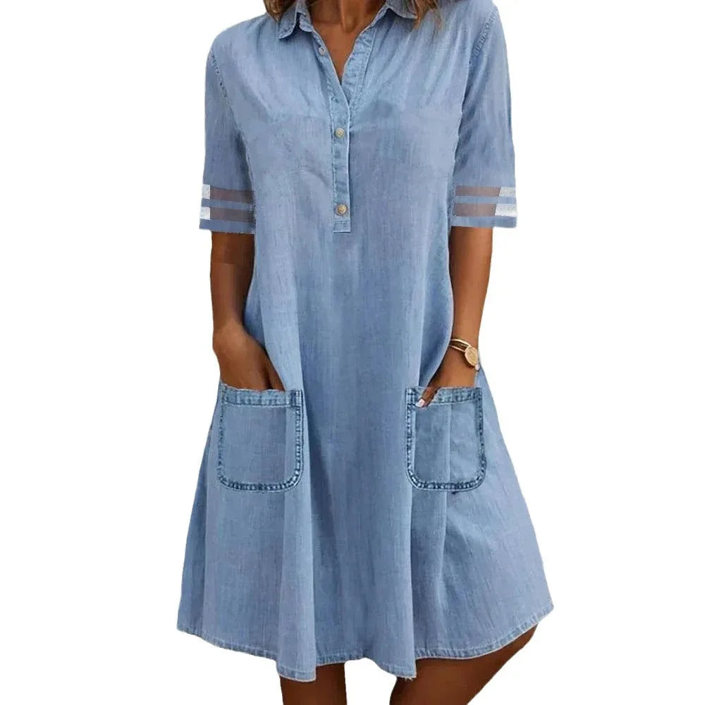 Ylva - Light and Airy Denim Dress