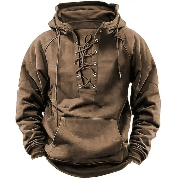 Leon – Retro Outdoor Hoodie with Laces