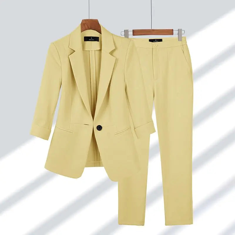 Cherry - Matching Blazer and Trousers Set