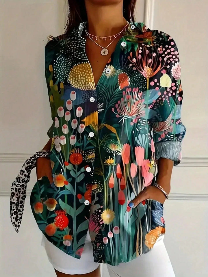 Renee – Playful Print Blouse