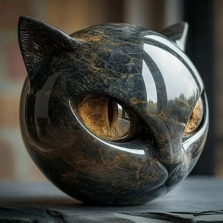 NyxCharm – Black Cat Sculpture