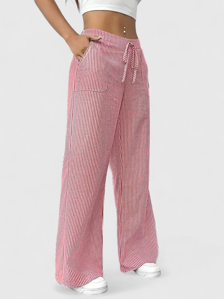 Dominique - Elegant Wide Pants