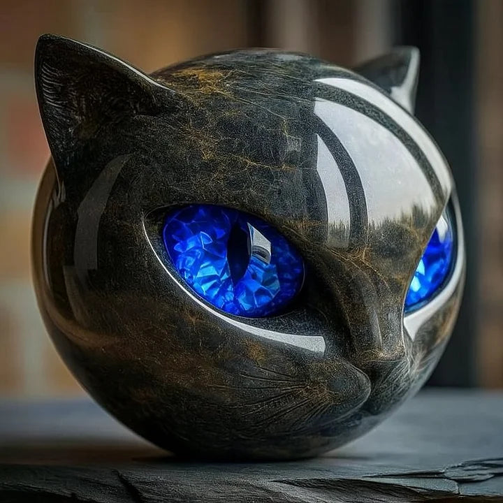 NyxCharm – Black Cat Sculpture