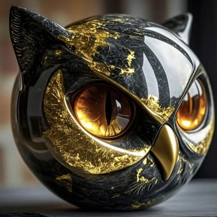 Ophelia – Marble Owl Sculpture