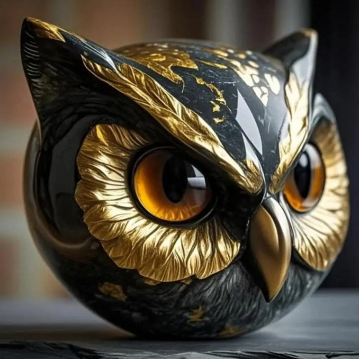 Ophelia – Marble Owl Sculpture