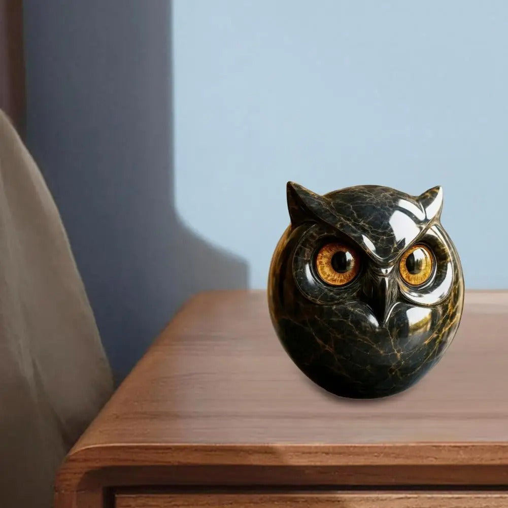 Ophelia – Marble Owl Sculpture