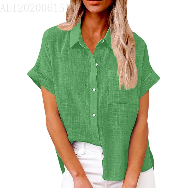 Jacqueline – Classic Button-Up Shirt