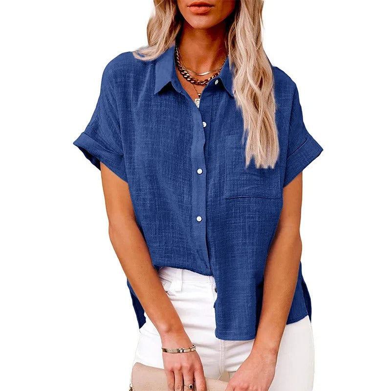 Jacqueline – Classic Button-Up Shirt